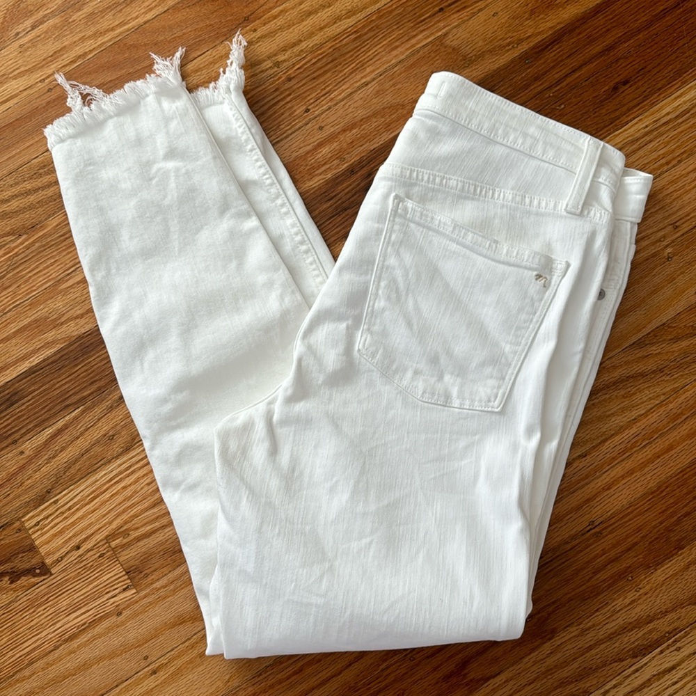 Madewell 10” High-Rise Skinny Crop: Front Button Edition